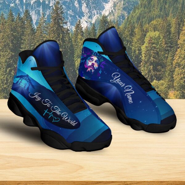 Customized Jesus Nativity O Holy Night Basketball Shoes, Jesus Art Running Shoes, Unisex Shoes With Thick Soles