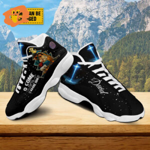 Customized Nativity Of Jesus Basketball Shoes, O Come Let Us Adore Him Holy Night Running Shoes, Faith Christmas Gift