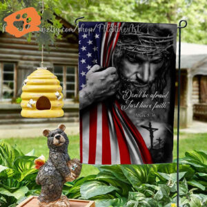 America God Flag: Inspiring Jesus & Christian Gift for Your Home
