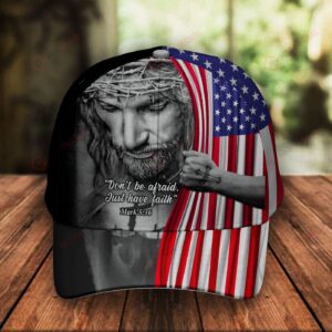 Don't be Afraid Just have Faith Jesus Classic 3d Cap ALL OVER PRINTED