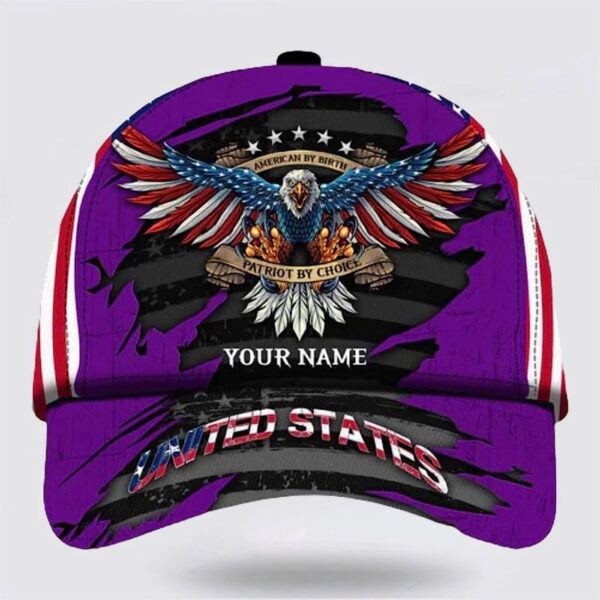 Eagle American By Birth Patriot By Choice Baseball Cap, Christian, Jesus Hat Trucker Classic Hats Gift