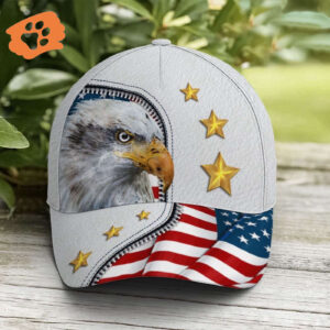 Eagle And US Flag Baseball Cap, Christian, Jesus Hat Trucker Classic Hats Gift