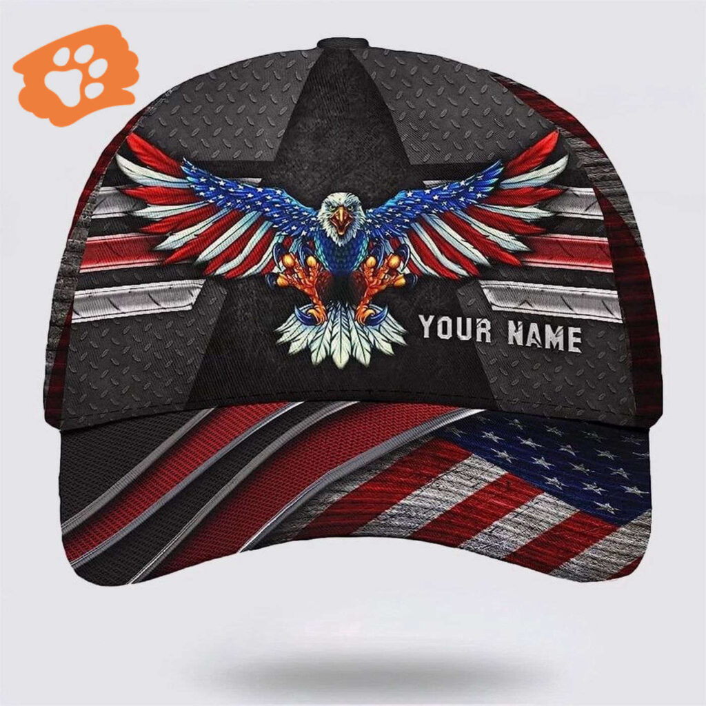 Eagle Custom Name Baseball Cap, Christian, Jesus Hat Trucker Classic Hats Gift Eagle Custom Name Baseball Cap, Christian, Jesus Hat Trucker Classic Hats Gift