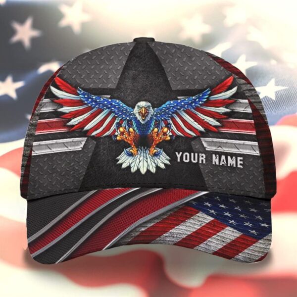 Eagle Custom Name Baseball Cap, Christian, Jesus Hat Trucker Classic Hats Gift