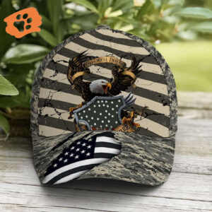 Eagle Veteran US Flag Camo Pattern Baseball Cap, Christian, Jesus Hat Trucker Classic Hats Gift