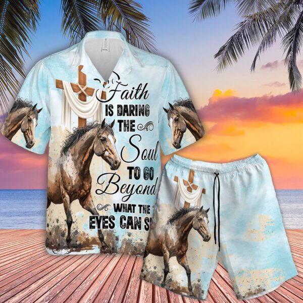 Faith-Inspired Jesus and Horse Polo Shirt – Perfect Gift for Jesus and Horse Lovers Men and Women Sizes S-5XL