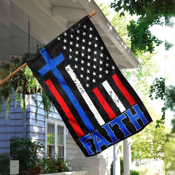 Faith Jesus Flag: Inspiring Religious Banner for Home and Church Décor