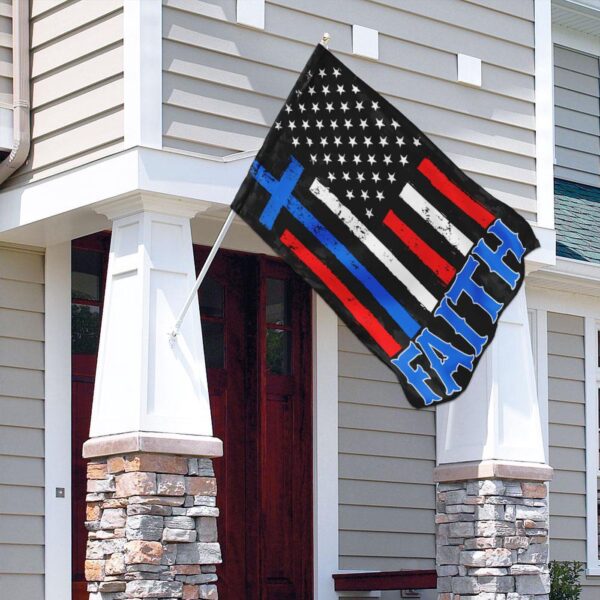 Faith Jesus Flag: Inspiring Religious Banner for Home and Church Décor
