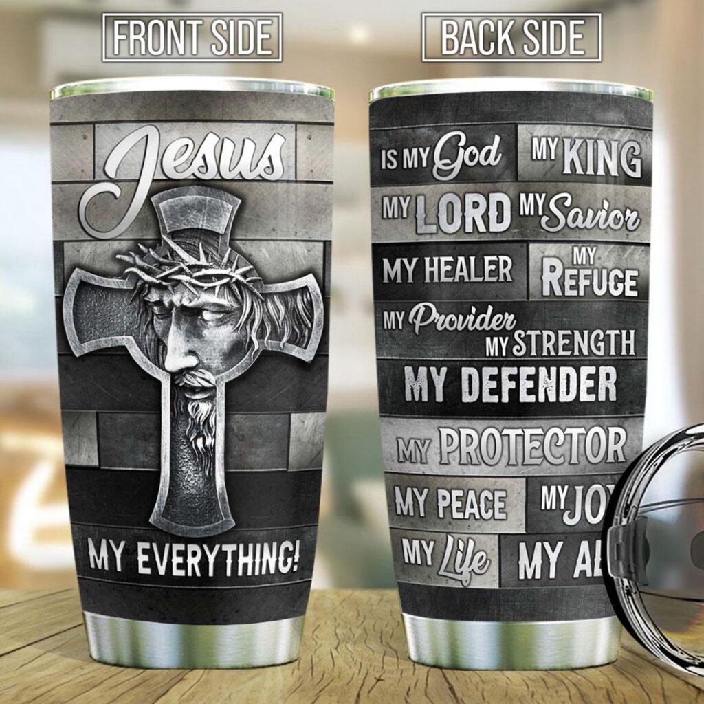 Faith Jesus Is Metal Style Stainless Steel Tumbler – Jesus Lover Men Women Faith Jesus Is Metal Style Stainless Steel Tumbler – Jesus Lover Men Women