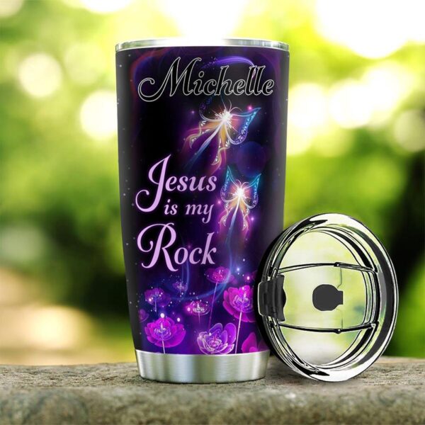 Faith Jesus Personalized Stainless Steel Tumbler – Jesus Lover Men Women