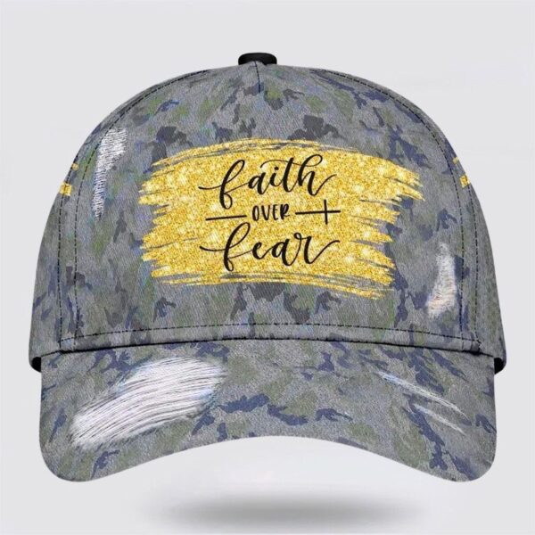 Faith Over Fear Baseball Cap, Christian, Jesus Hat Trucker Classic Hats Gift