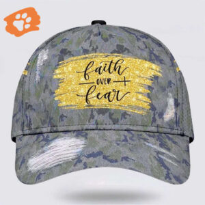 Faith Over Fear Baseball Cap, Christian, Jesus Hat Trucker Classic Hats Gift