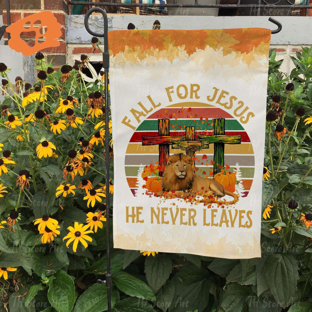 Fall Seasonal Jesus Cross Flag – Thanksgiving Decor for Home Fall Seasonal Jesus Cross Flag – Thanksgiving Decor for Home