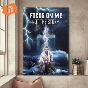 Focus On Me – Jesus Canvas Jesus Gift