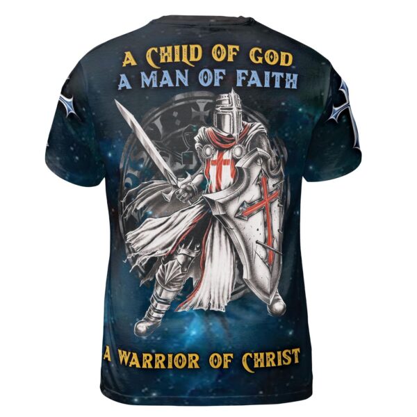 Galaxy Knight Templar Jesus Is My Savior A Man Of Faith Men’s T-Shirt S-5XL