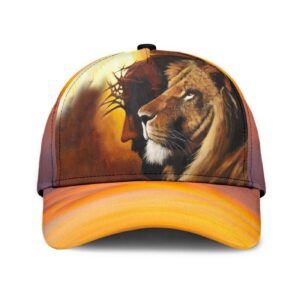 God Jesus And Lion Hat Classic Cap - Jesus Caps - Jesus Snapback Caps  Adults