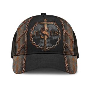 God Jesus Cross Metal Jesus Christ Hat Classic Cap - PN303143Pa