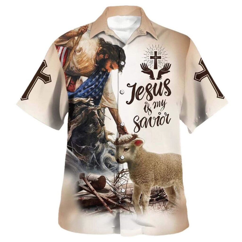 God Lamb Crown Of Thorn Jesus Savior Men s Christian Hawaiian Shirt – Perfect Gift! God Lamb Crown Of Thorn Jesus Savior Men s Christian Hawaiian Shirt – Perfect Gift!