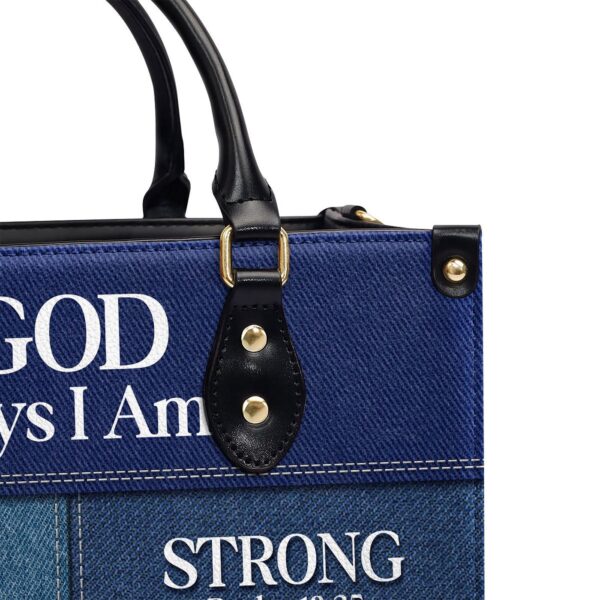 Personalized Leather Handbag Gift God Says You Are Perfect Religious Gift for Worship Friends