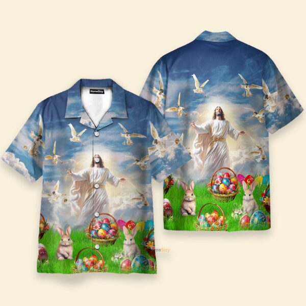 Jesus Is Risen – Happy Easter Hawaiian Shirt: Celebrate in Style
