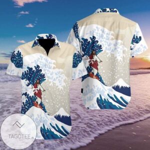 Hawaiian Aloha Shirts Jesus Surfing Set for Men Women Kids - Shop Now!