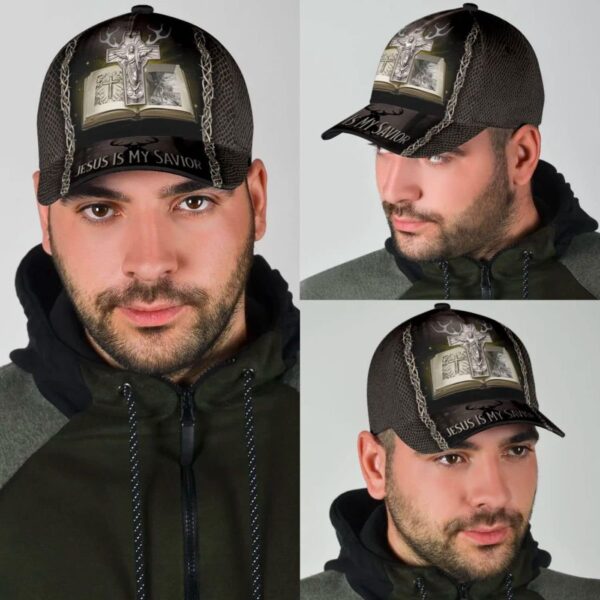 Hunting Jesus Is My Savior Baseball Cap – Christian Hats for Men and Women Trucker Classic Hats Gift