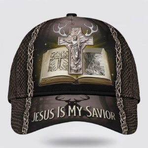 Hunting Jesus Is My Savior Baseball Cap – Christian Hats for Men and Women Trucker Classic Hats Gift 3
