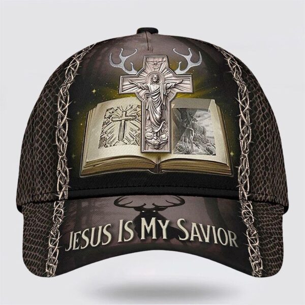 Hunting Jesus Is My Savior Baseball Cap – Christian Hats for Men and Women Trucker Classic Hats Gift