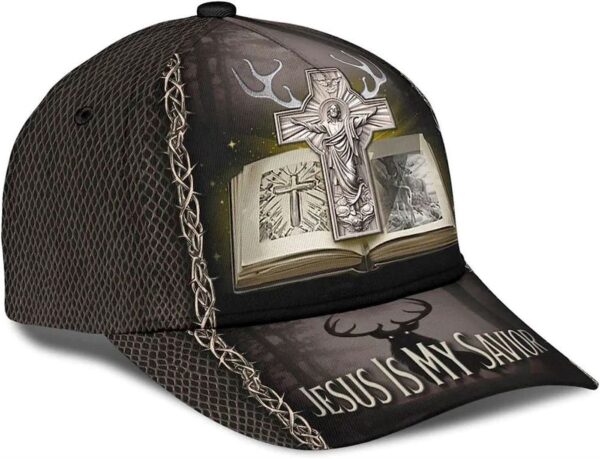 Hunting Jesus Is My Savior Baseball Cap Hat  Trucker Classic Hats Gift
