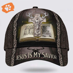Hunting Jesus Is My Savior Baseball Cap Hat  Trucker Classic Hats Gift