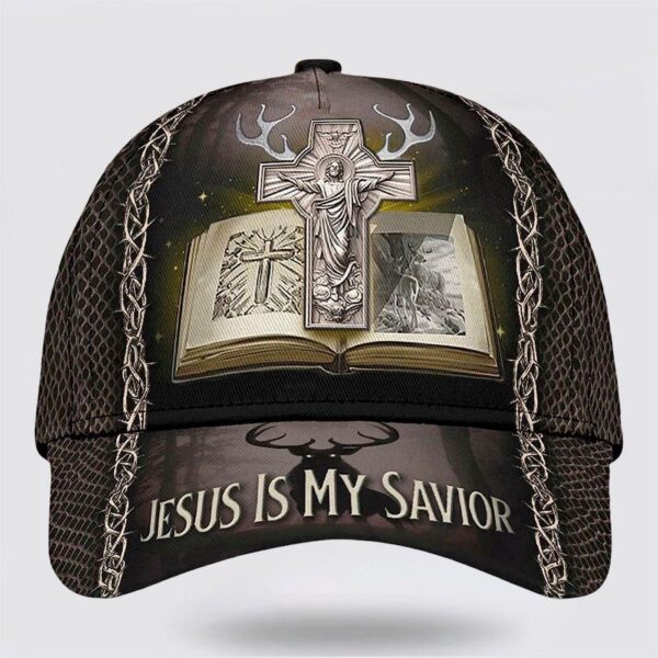 Hunting Jesus Is My Savior Baseball Cap Hat  Trucker Classic Hats Gift