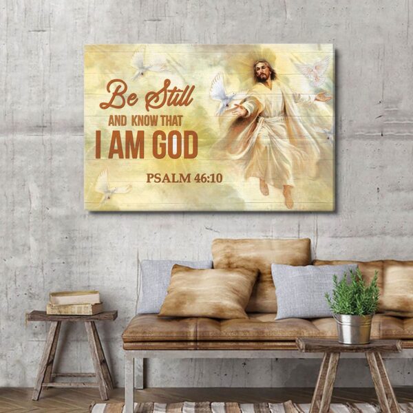 I Am God – Beautiful Jesus Canvas Jesus Gift