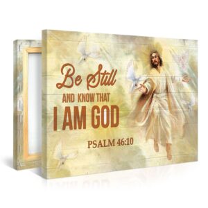 I Am God – Beautiful Jesus Canvas Jesus Gift 3