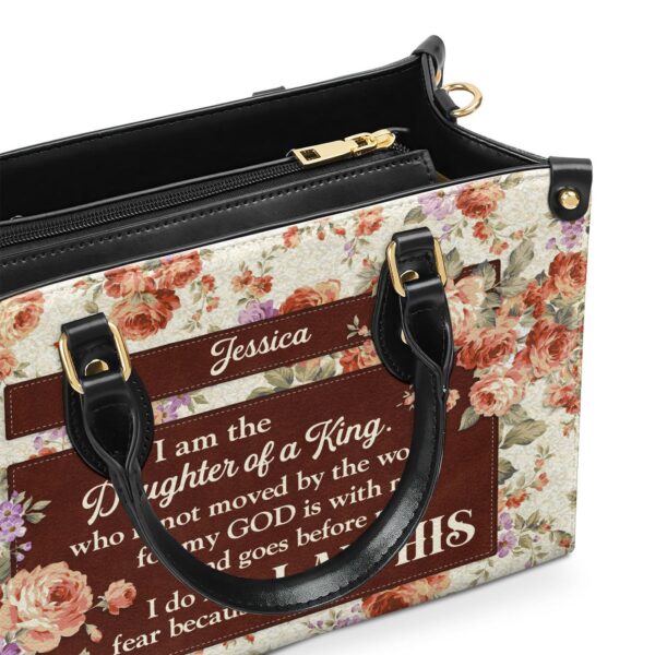 I Am His Personalized Leather Handbag Christian Gifts For Women