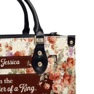 I Am His Personalized Leather Handbag Christian Gifts For Women 1