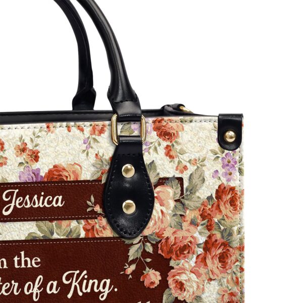 I Am His Personalized Leather Handbag Christian Gifts For Women