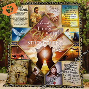I Have Jesus In My Heart Quilt - Religious Christian Bedding for Faithful Believers