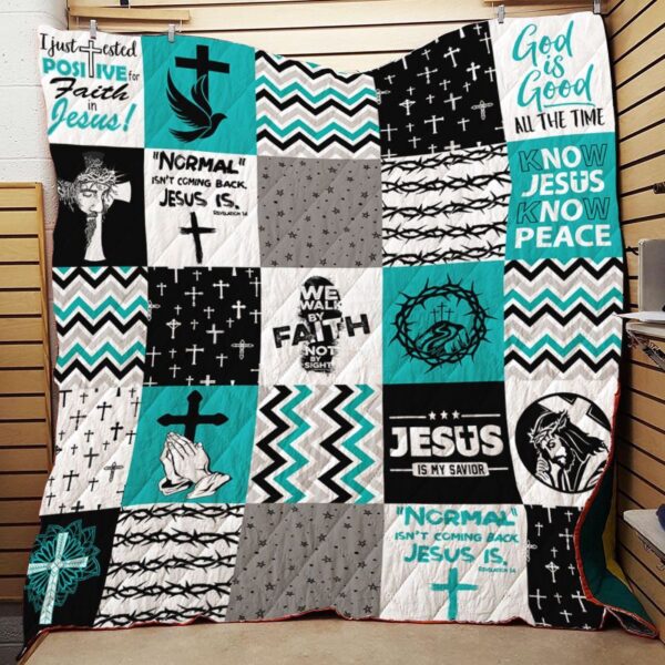 Faith in Jesus Christian Quilt Blanket – Perfect Gifts for Christians