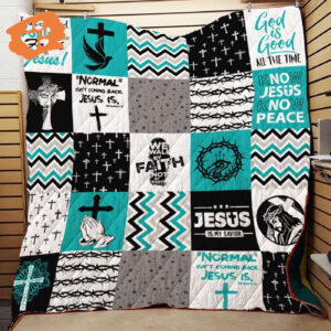Faith in Jesus Christian Quilt Blanket - Perfect Gifts for Christians