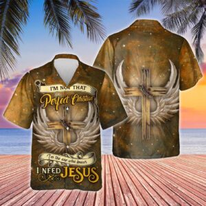 I Need Jesus Hawaiian Shirt - Unique Christian Aloha Clothing for Men and Women