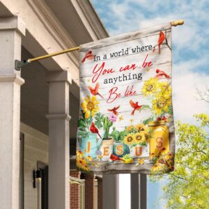 Be Like Jesus Flag - Inspirational Religious Banner for Home & Garden 1