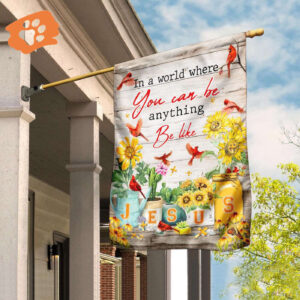 Be Like Jesus Flag - Inspirational Religious Banner for Home & Garden