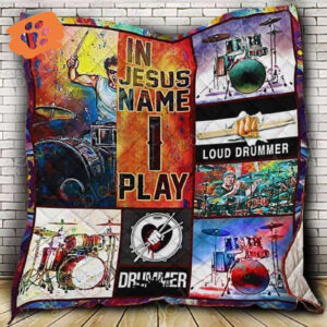 In Jesus Name Drummer Quilt: Play with Faith and Style