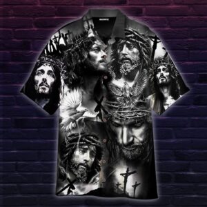 Jesus Hawaiian Shirt All-over Print - In The Darkest Hour FV4803