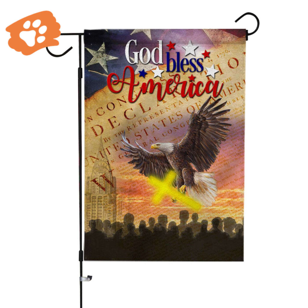 God Bless America Garden and House Flags for Independence Day 2025 God Bless America Garden and House Flags for Independence Day 2025