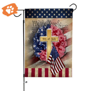 2025 Independence Day Flags: Jesus Cross American 4th Of July Garden & House Flag