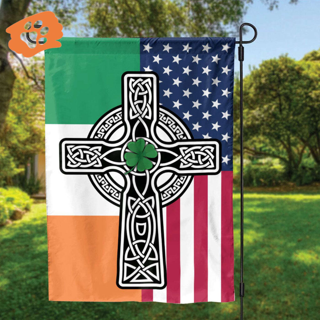 St Patrick’s Day Irish Celtic Knot Cross Garden Flag – Perfect Gift for Irish American Flag Enthusiasts St Patrick’s Day Irish Celtic Knot Cross Garden Flag – Perfect Gift for Irish American Flag Enthusiasts