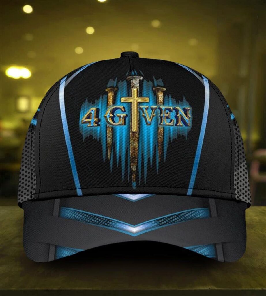 Jesus 1 Cross 3 Nails 4Given Classic Cap All Over Print Jesus 1 Cross 3 Nails 4Given Classic Cap All Over Print