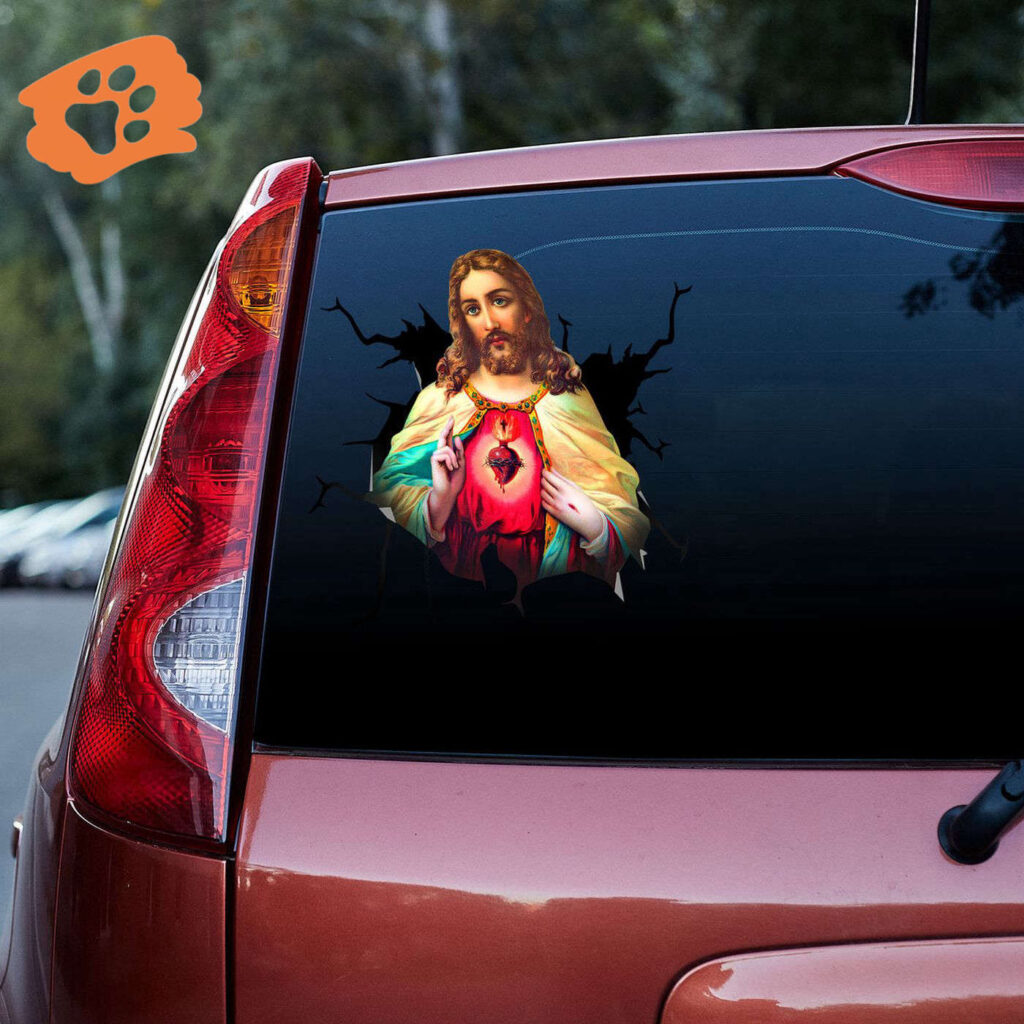 Jesus 3D Vinyl Car Decal Sticker – Car Decor Gift – Car Decor Gift Jesus 3D Vinyl Car Decal Sticker – Car Decor Gift – Car Decor Gift