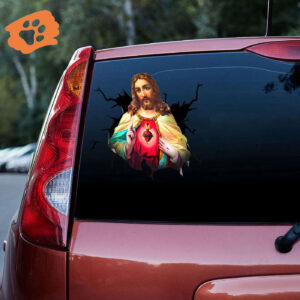 Jesus 3D Vinyl Car Decal Sticker - Car Decor Gift - Car Decor Gift